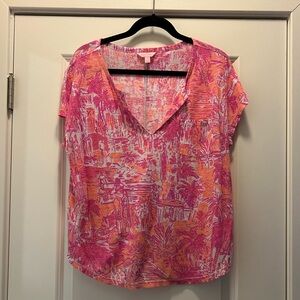 Lilly Pulitzer linen shirt
